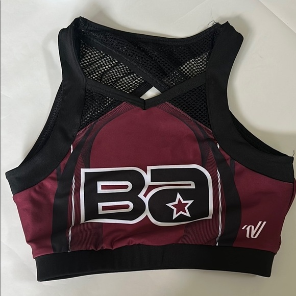 Varsity Other - Brandon All Stars BA Mesh Sports Bra Practice Gear Maroon BSB